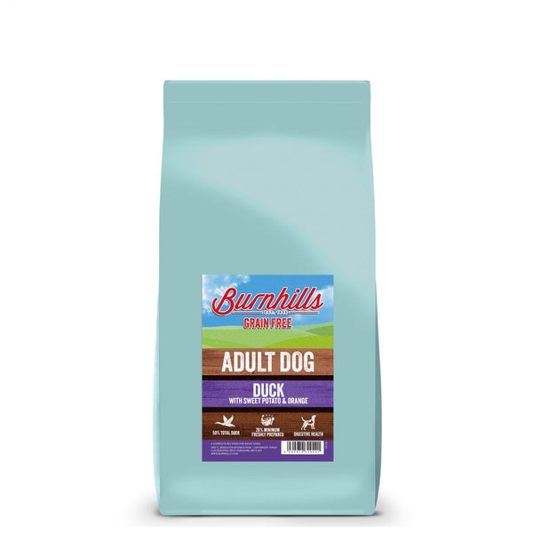 Burnhills Grain Free Duck, Sweet Potato & Orange Adult Dog Food