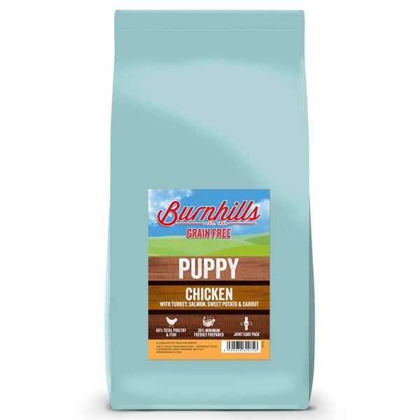 Burnhills PUPPY Grain Free Chicken, Sweet Potato, Carrots & Peas