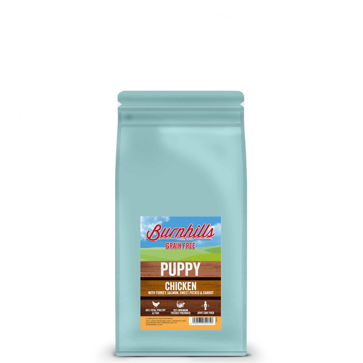 Burnhills PUPPY Grain Free Chicken, Sweet Potato, Carrots & Peas