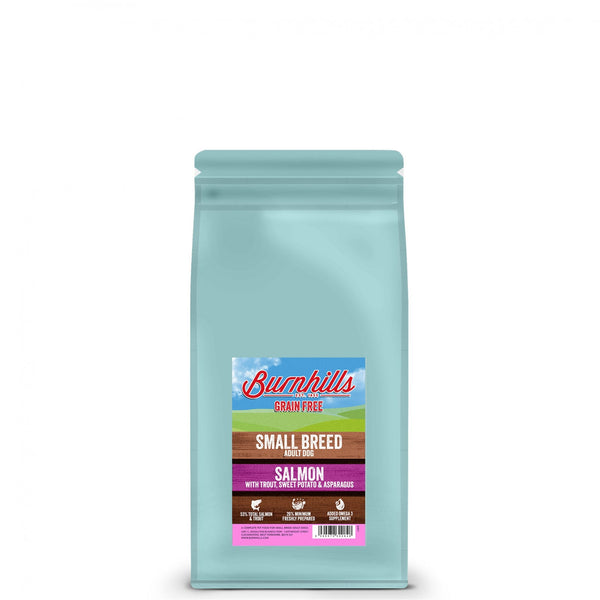 Burnhills SMALL BREED Grain Free Salmon With Trout, Sweet Potato & Asparagus Dog Food