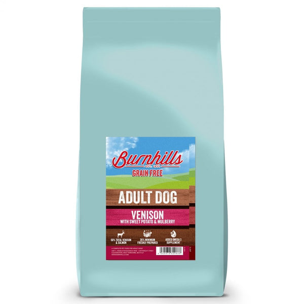 Burnhills Grain Free Venison, Sweet Potato & Mulberry Adult Dog Food