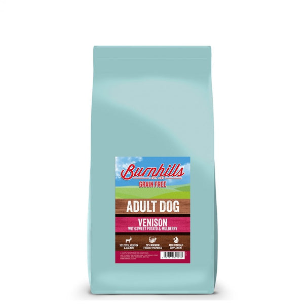 Burnhills Grain Free Venison, Sweet Potato & Mulberry Adult Dog Food