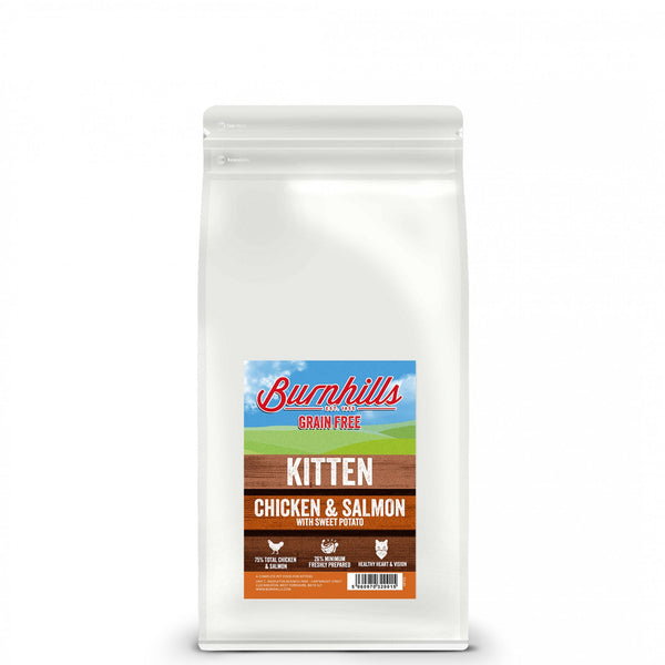 Burnhills Grain Free Freshly Prepared Chicken & Salmon For Kittens 2Kg
