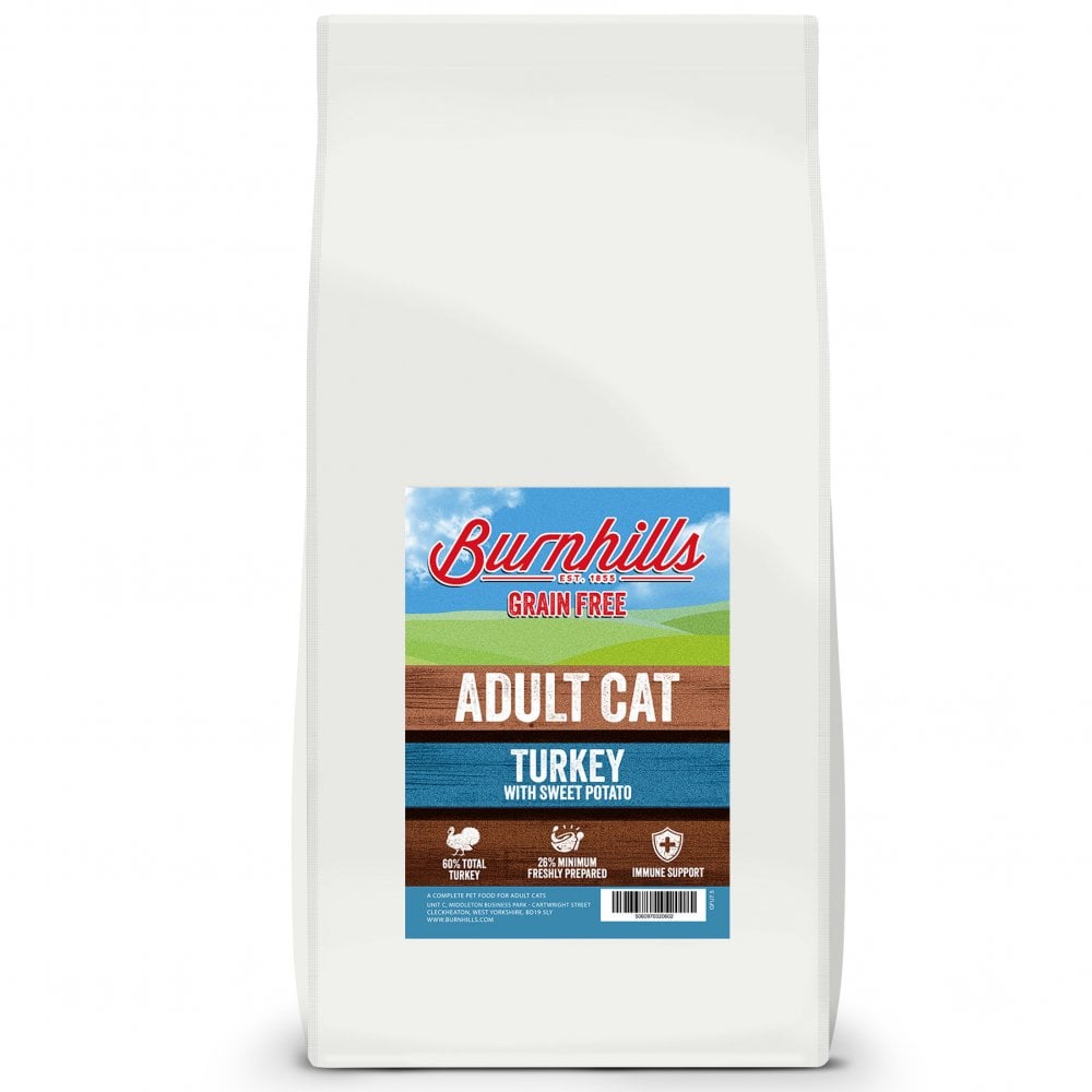 Burnhills Grain Free Freshly Prepared Turkey For Cats - Cat Food