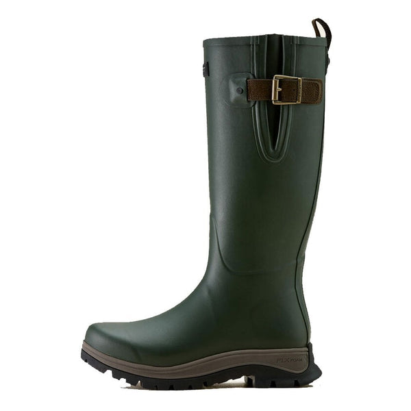 Ariat Mens Woodstock Rubber Wellington Boot Olive Green