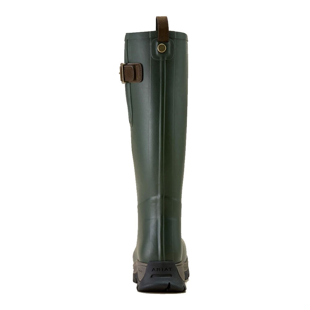 Ariat Mens Woodstock Rubber Wellington Boot Olive Green