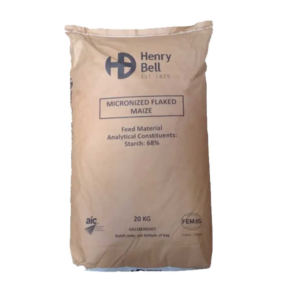 Henry Bell Micronized Flaked Maize 20Kg
