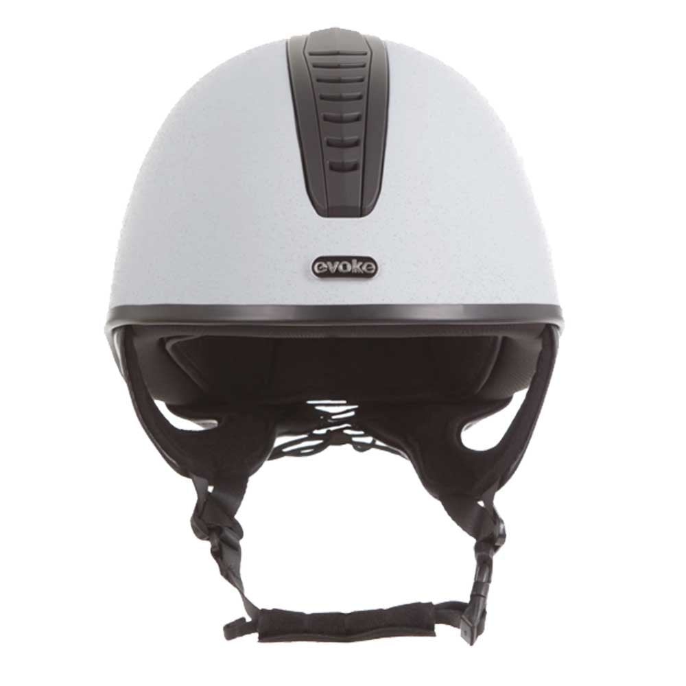 Evoke Orion Jockey Skull Silver/Black