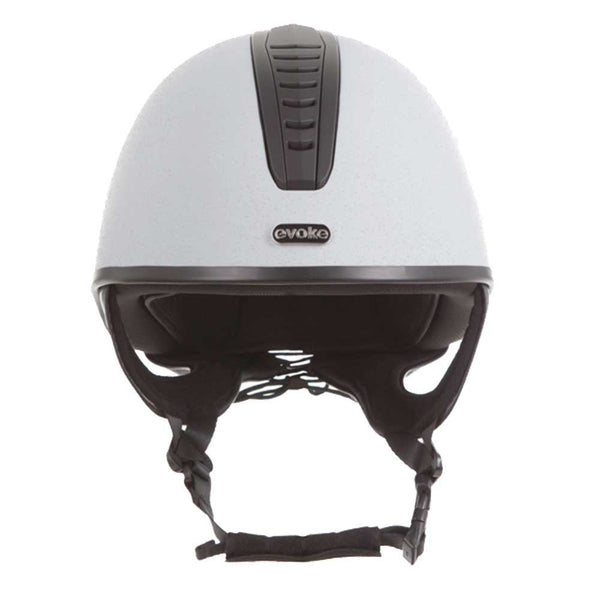 Evoke Orion Jockey Skull Silver/Black