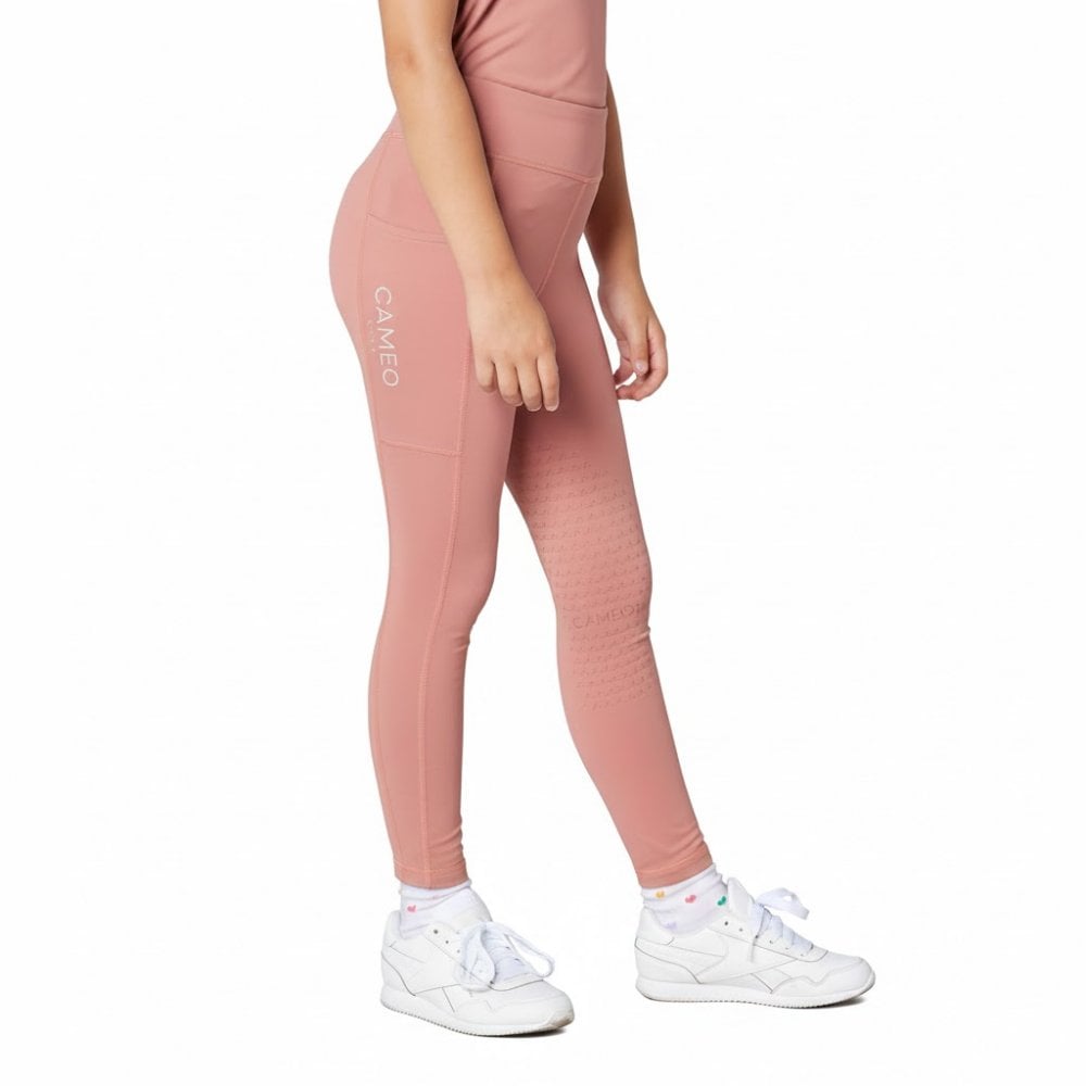 Junior Core Riding Tights Dusky Pink