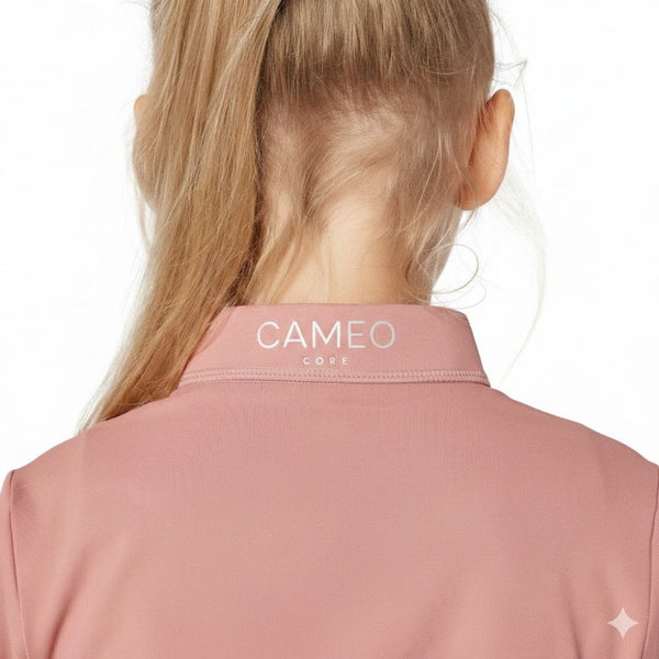 Short Sleeved Childs Base Layer Dusky Pink