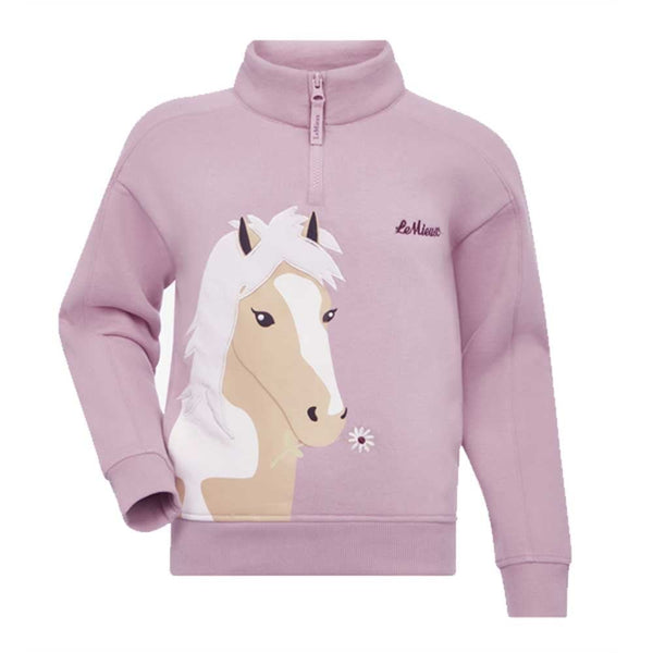 LeMieux Mini Quinn Quarter Zip Sweat Fondant