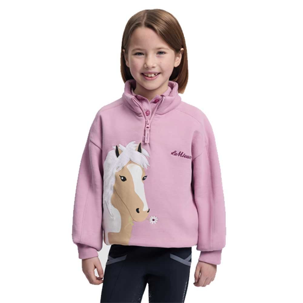 LeMieux Mini Quinn Quarter Zip Sweat Fondant
