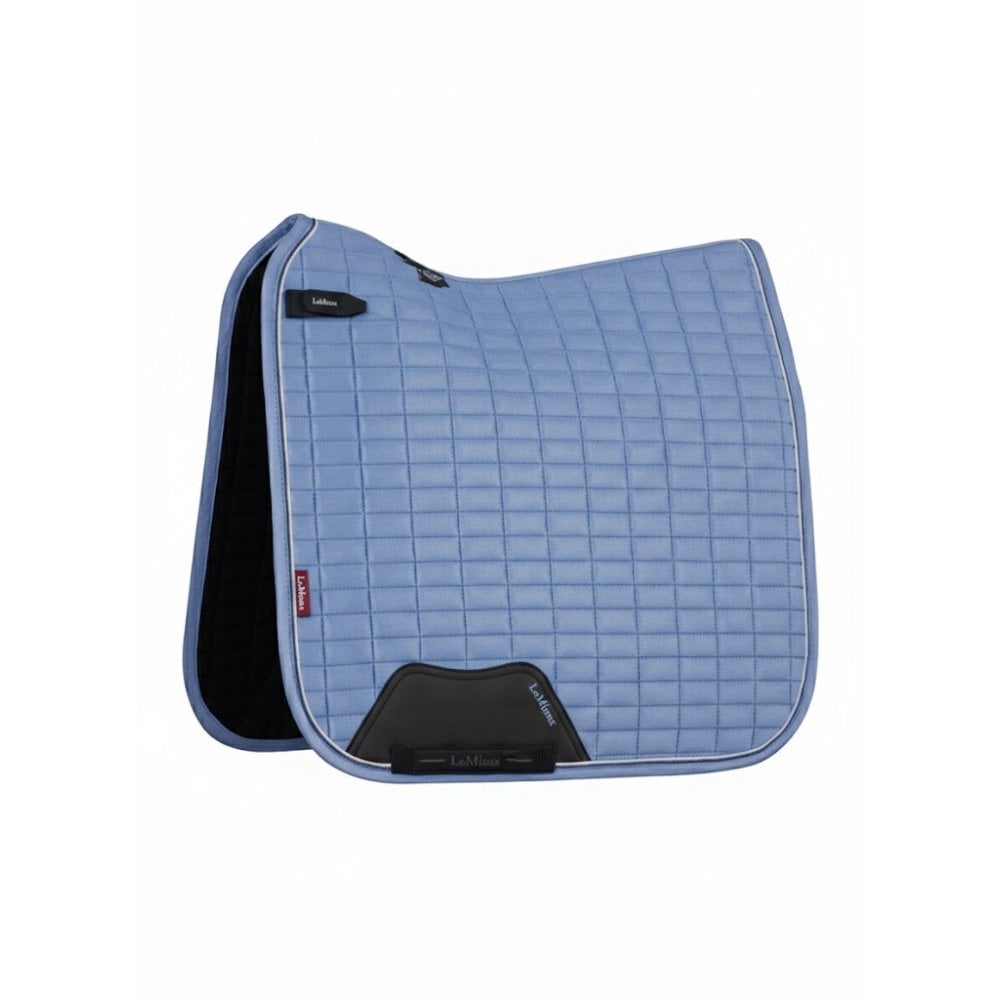 LeMieux Suede Dressage Square Pad Powder Blue
