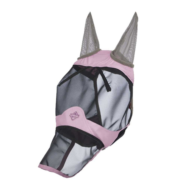 LeMieux Visor Tek Full Fly Mask Fondant