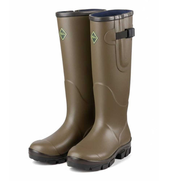 Rydale Neoprene Lined Wellington Boots Lisset Light Khaki