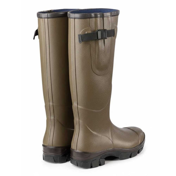 Rydale Neoprene Lined Wellington Boots Lisset Light Khaki