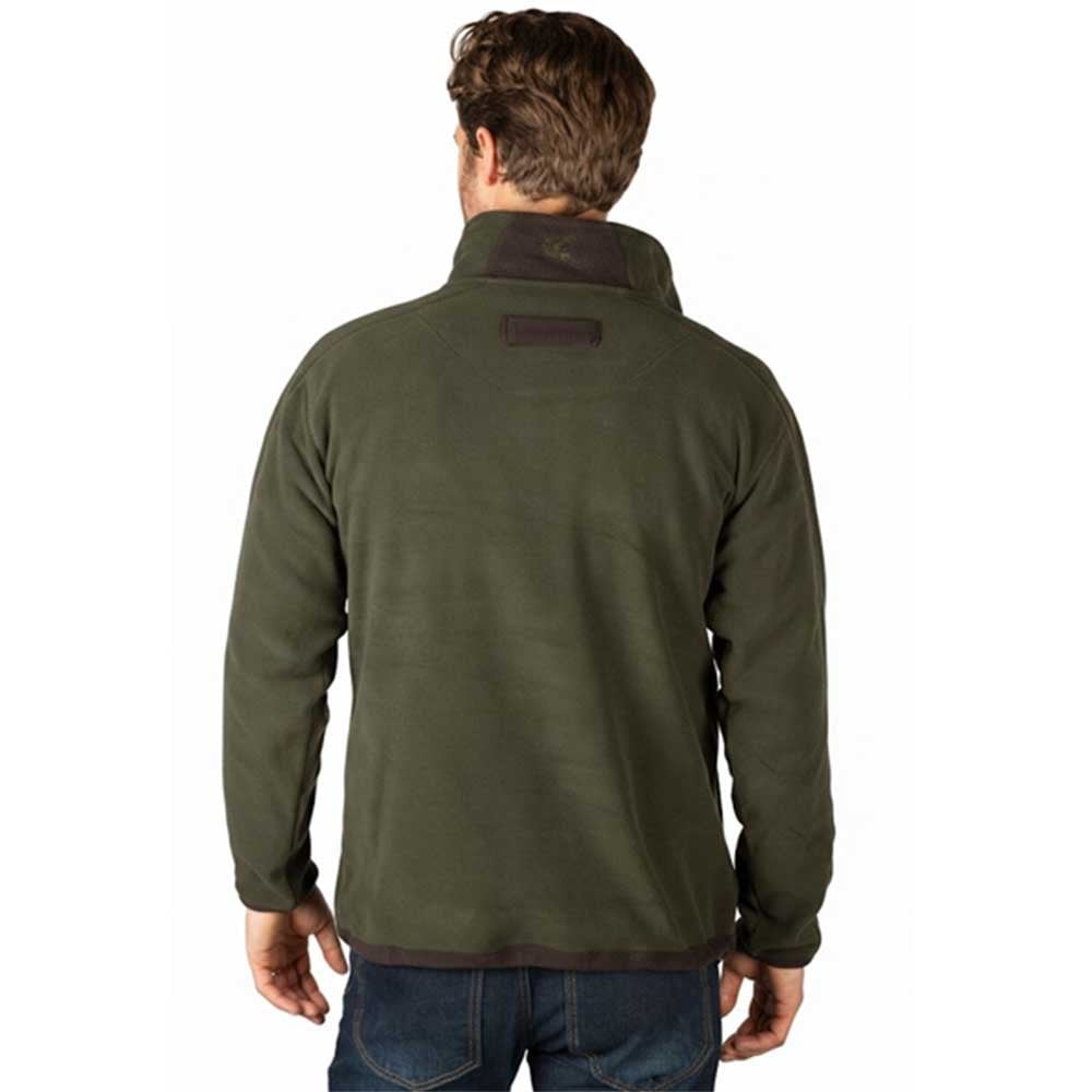 Rydale Men's Half Zip Fleece Gransmoor Olive