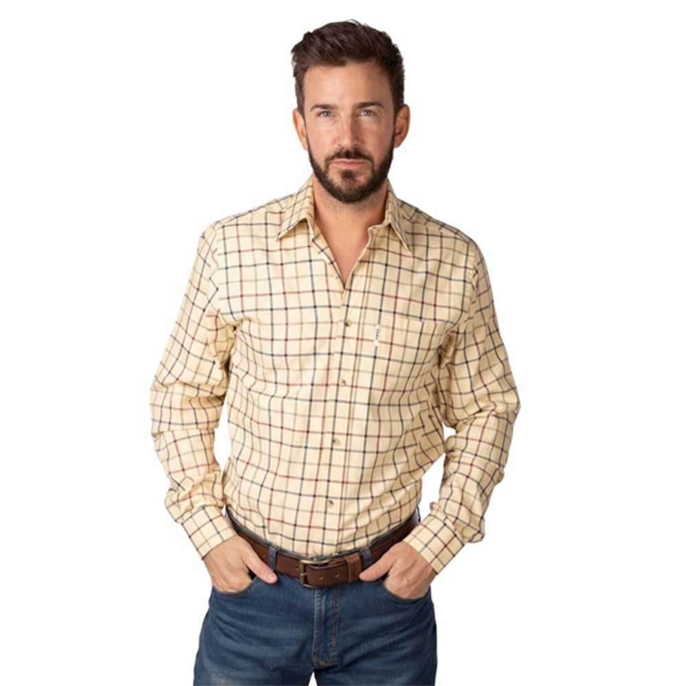 Rydale Men's Country Checked Shirt Ebberston Sand
