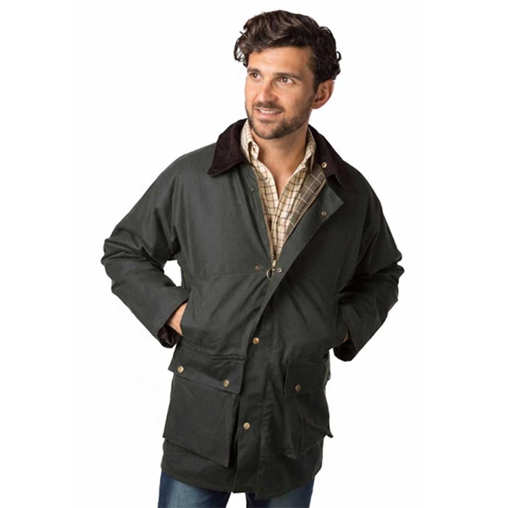 Rydale Men's Waxed Jacket Thirsk Olive