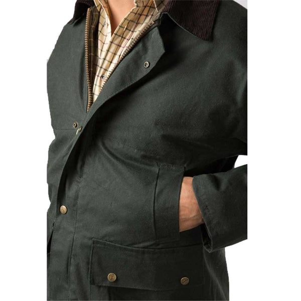 Rydale Men's Waxed Jacket Thirsk Olive