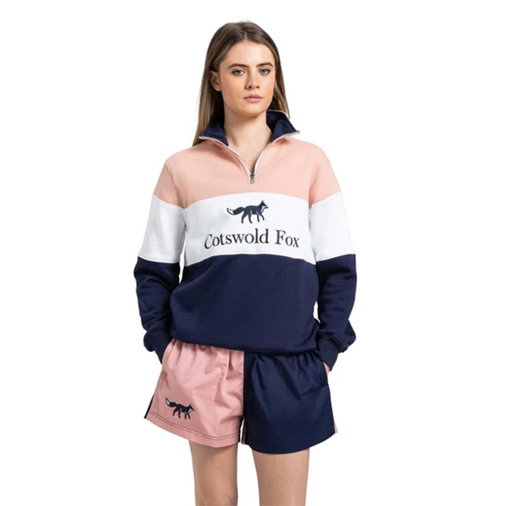 Cotswold Fox Cirencester Quarter Zip Pink