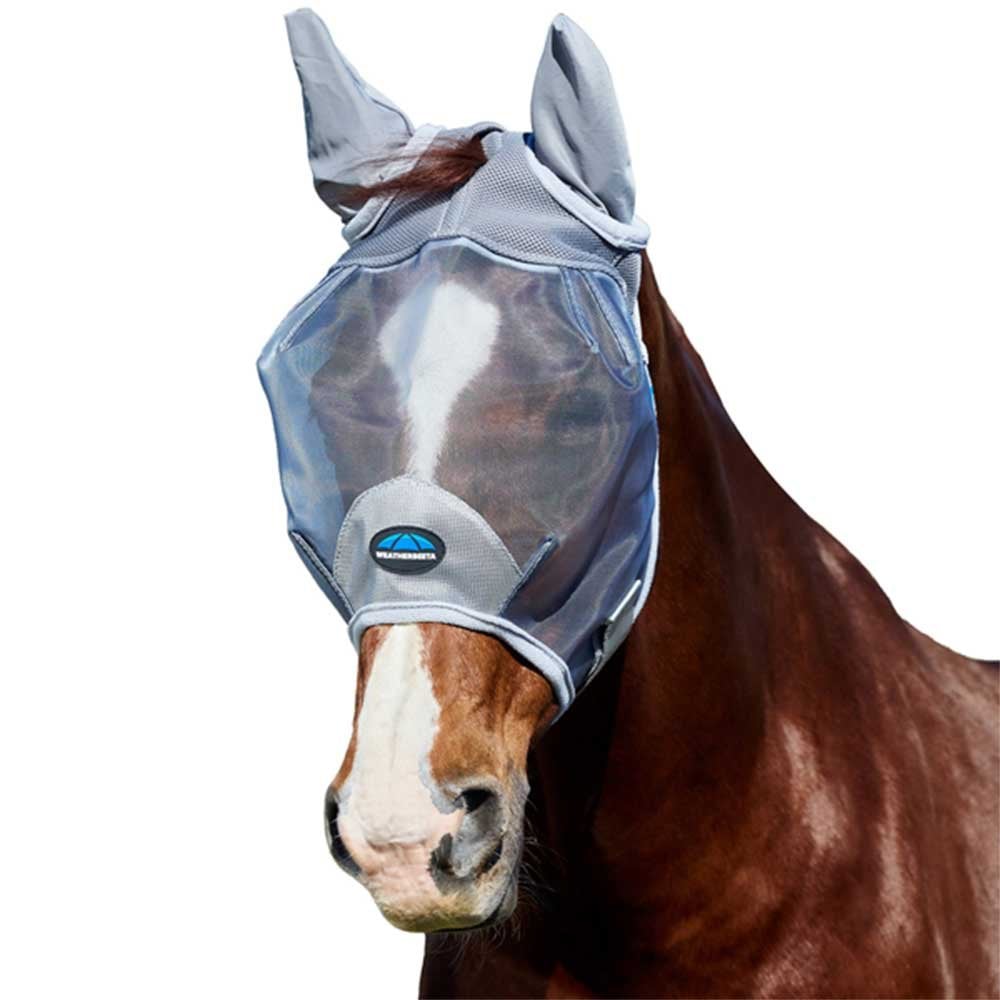 Comfitec Fine Mesh Fly Mask With Ears Grey