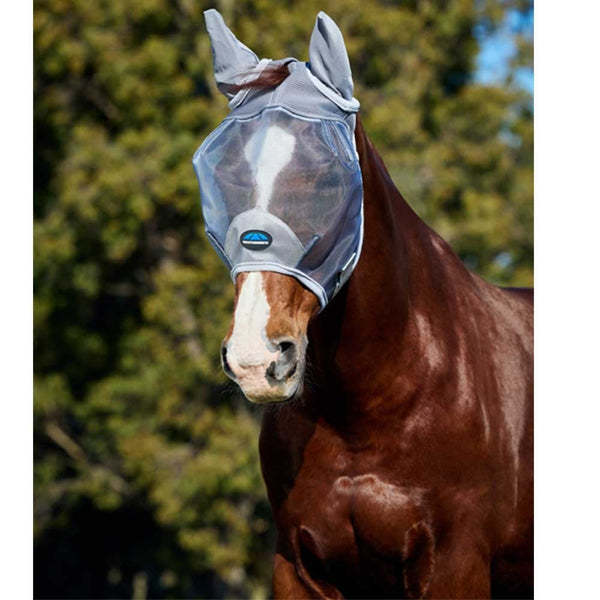 Comfitec Fine Mesh Fly Mask With Ears Grey