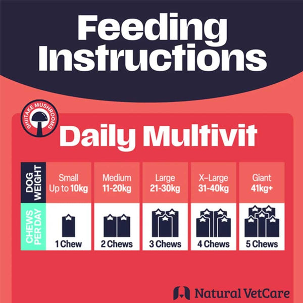 Natural Vet Care Daily Multivit Chew 50 Pack