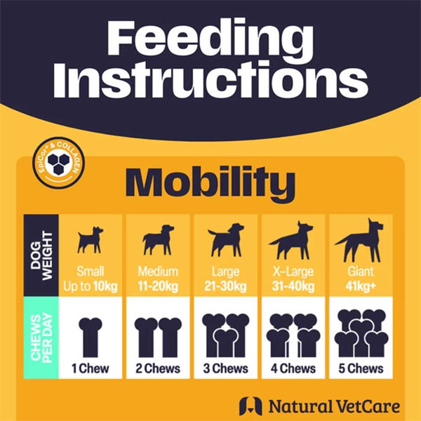 Natural Vet Care Mobility Chews 50 Pack