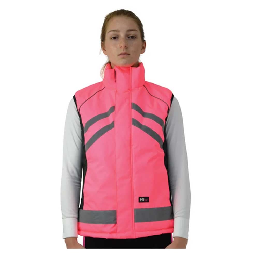 Reflector Padded Gilet Pink