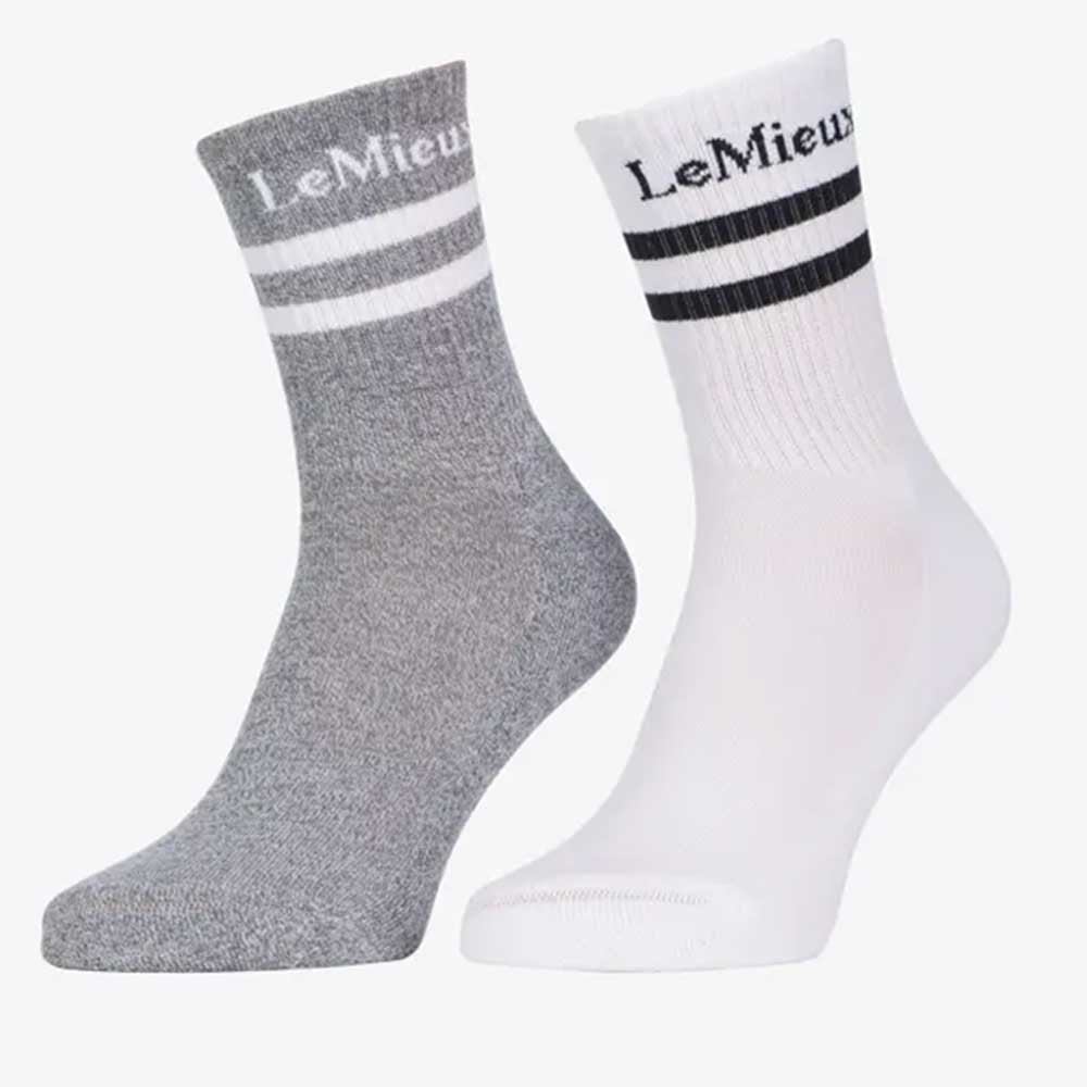Crew Socks 2 Pack White