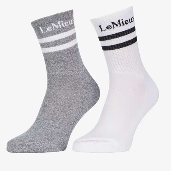 Crew Socks 2 Pack White