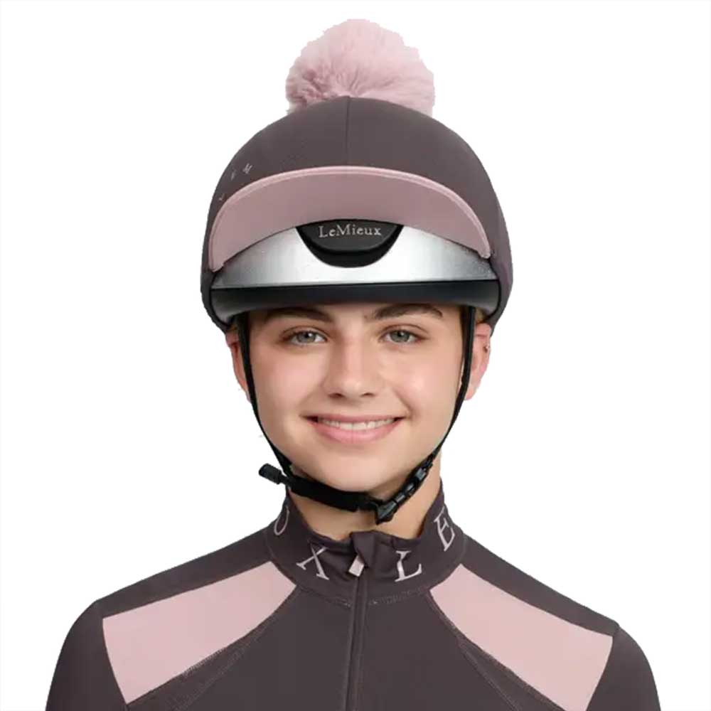 LeMieux Classique Pom Hat Silk Cocoa