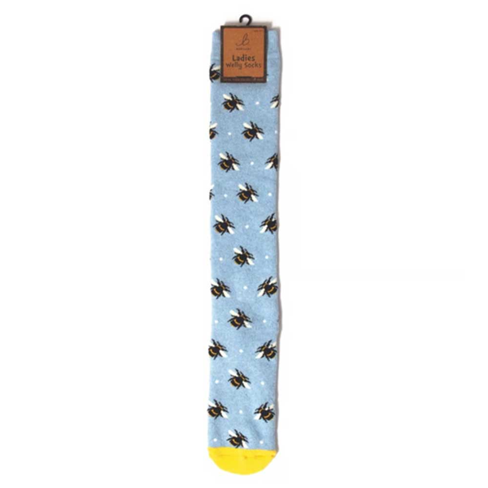 Bartleby Welly Socks Novelty Bee Size 4-8