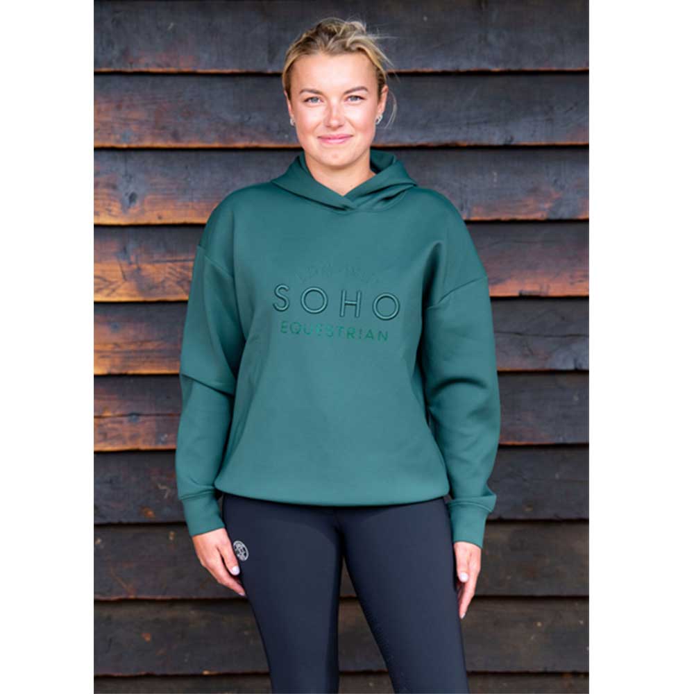 SOHO Equestrian Heritage Green Hoodie