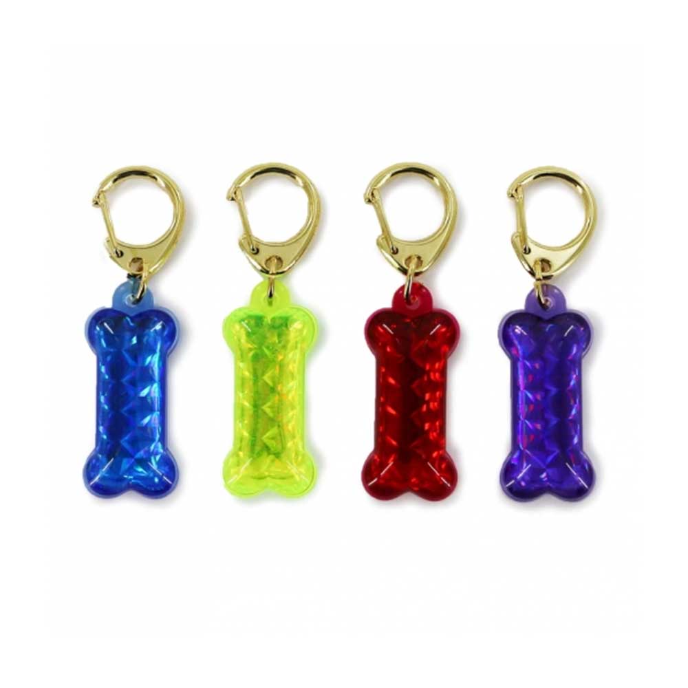 Ancol Dog Reflective ID Tag Bone Shape