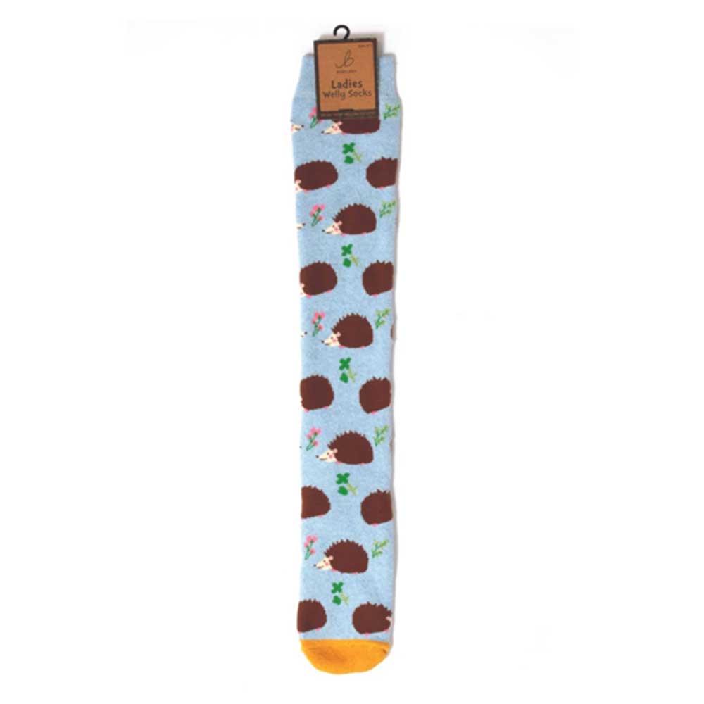 Bartleby Welly Socks Novelty Hedghog Size 4-8