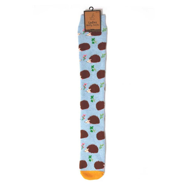 Bartleby Welly Socks Novelty Hedghog Size 4-8