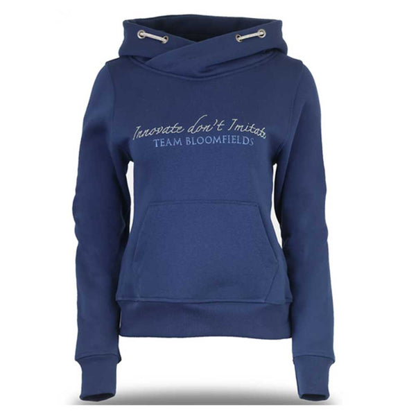 Bloomfields Kids Amelia Cross Necked Hoodie Navy & Silver Rhinestone
