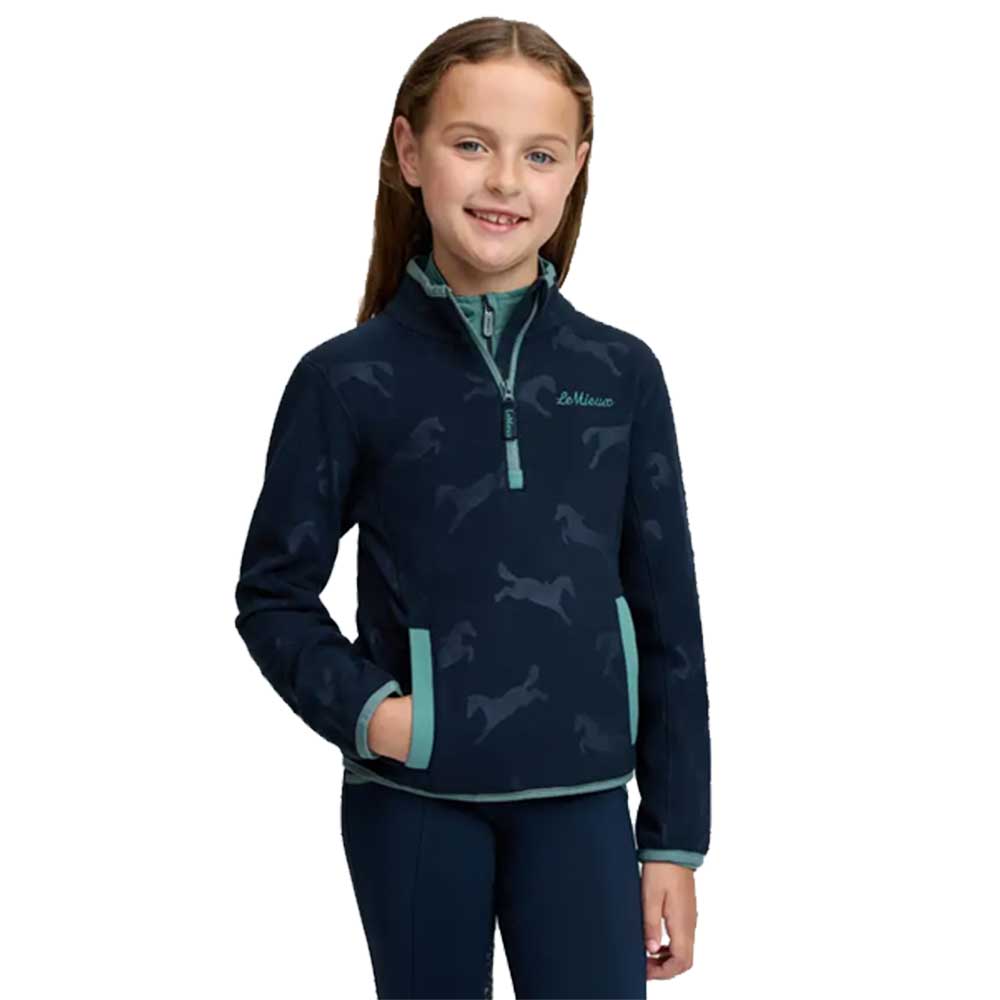 LeMieux Mini Maggie Horse Fleece Navy