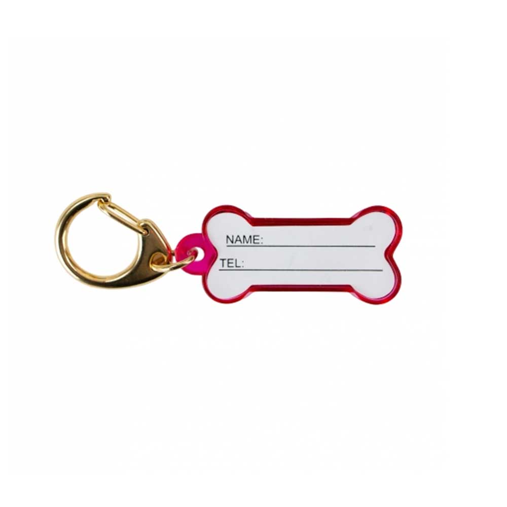 Ancol Dog Reflective ID Tag Bone Shape