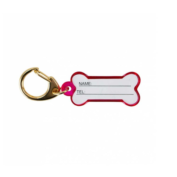 Ancol Dog Reflective ID Tag Bone Shape