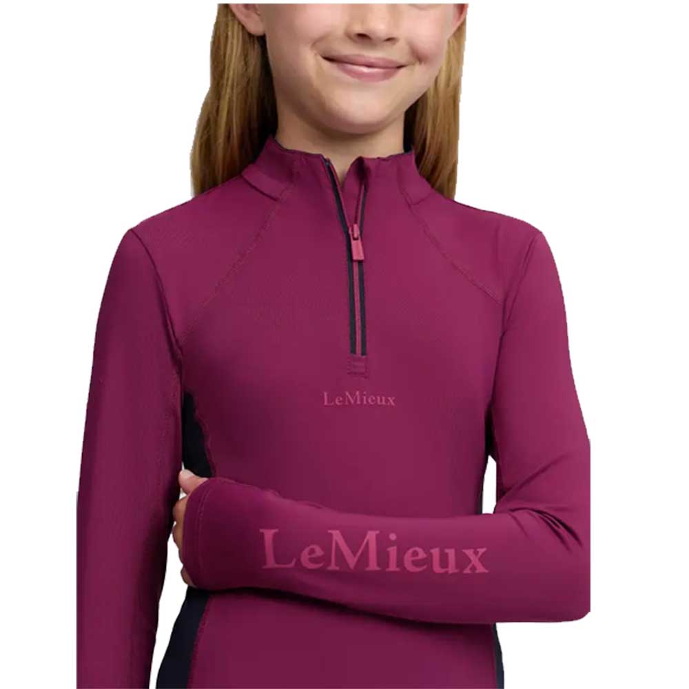LeMieux Young Rider Classique Base Layer Blackberry