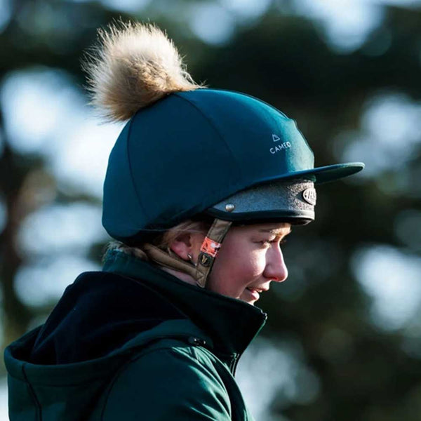 Cameo Hat Silk Evergreen