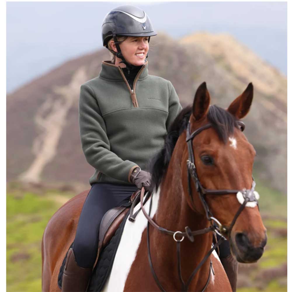 Aubrion Half Zip Fleece Green