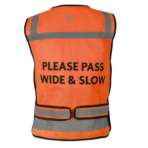 Woof Wear Hi Vis Riding Vest Junior Orange