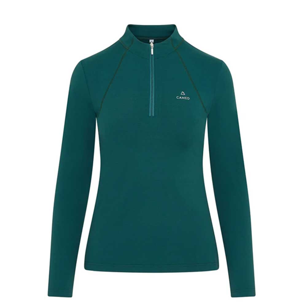 Cameo Long Sleeve Base Layer Evergreen Large