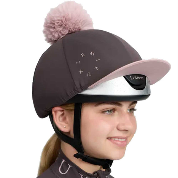LeMieux Classique Pom Hat Silk Cocoa