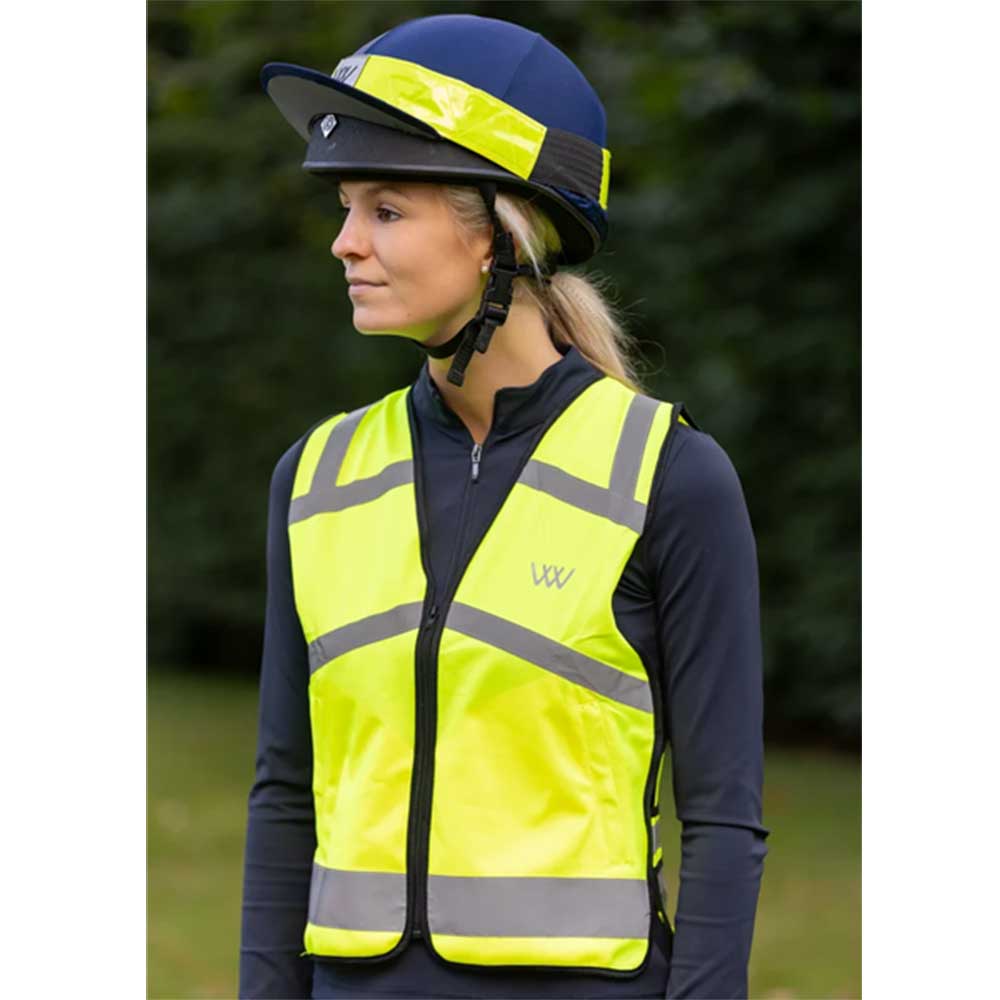 Woof Wear Hi Vis Riding Vest Adults Yellow